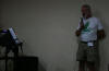 Colin singing kareoke