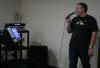Jeff singing kareoke