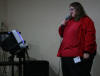 Melissa singing kareoke